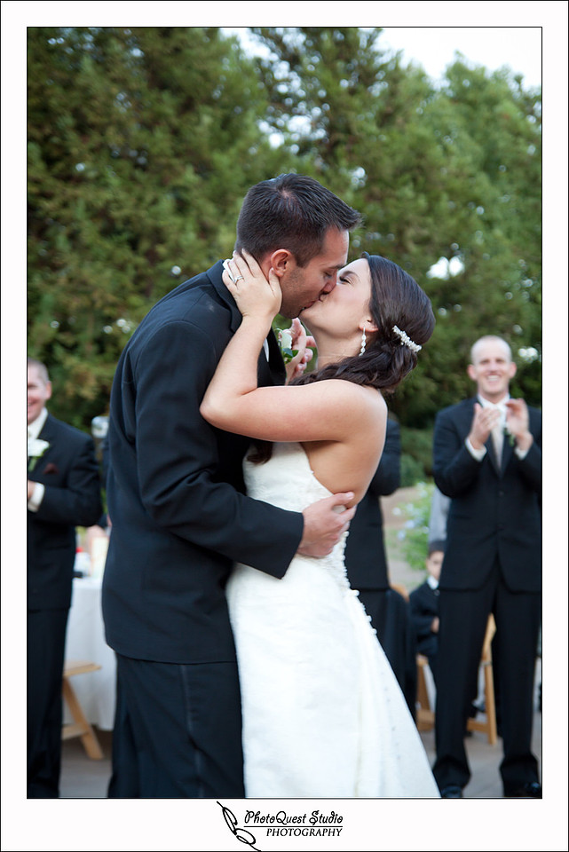 South Coast Winery Wedding Photography by Temecula, Menifee, Murrieta Wedding Photographer. bride and groom kissing on the dance floor