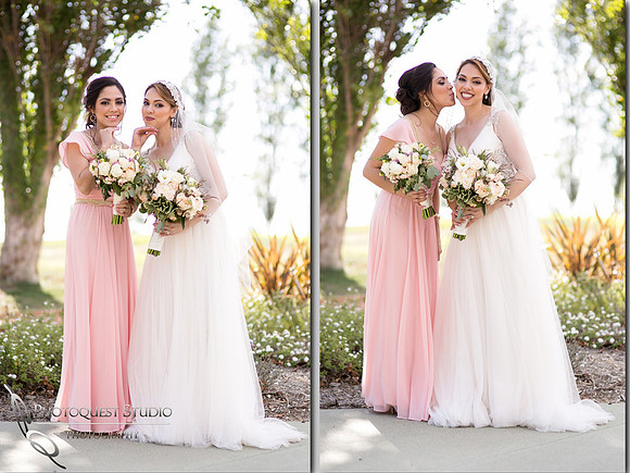 the bride maid of honor aka little sister