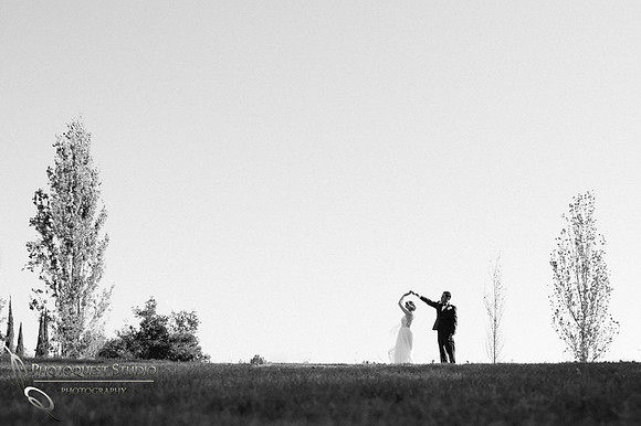 happy dance at diamond bar center wedding