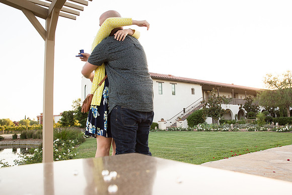 Surprise Proposal at Ponte Winery by Temecula Wedding Photographer
