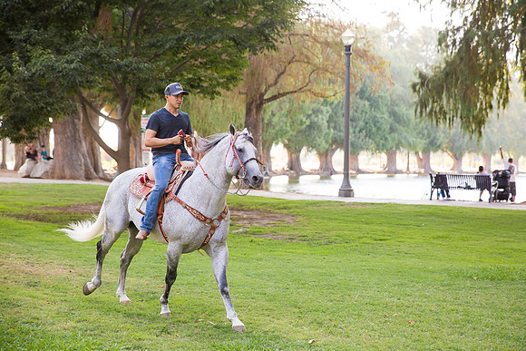 Wedding Photographer in Temecula, Engagement Photo with beautiful Couple and Horses in Riverside, California - Mayra and Juan