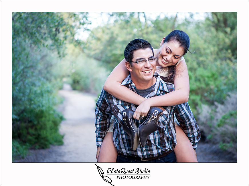 Romantic Temecula Old Town and Fallbrook Sunset Engagement Photo Session by Menifee, Temecula Wedding Photographer - Anna on Fernando