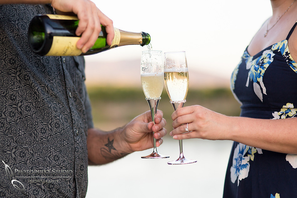 Surprise Proposal at Ponte Winery by Temecula Wedding Photographer