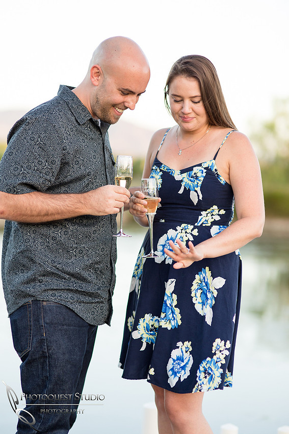 Surprise Proposal at Ponte Winery by Temecula Wedding Photographer