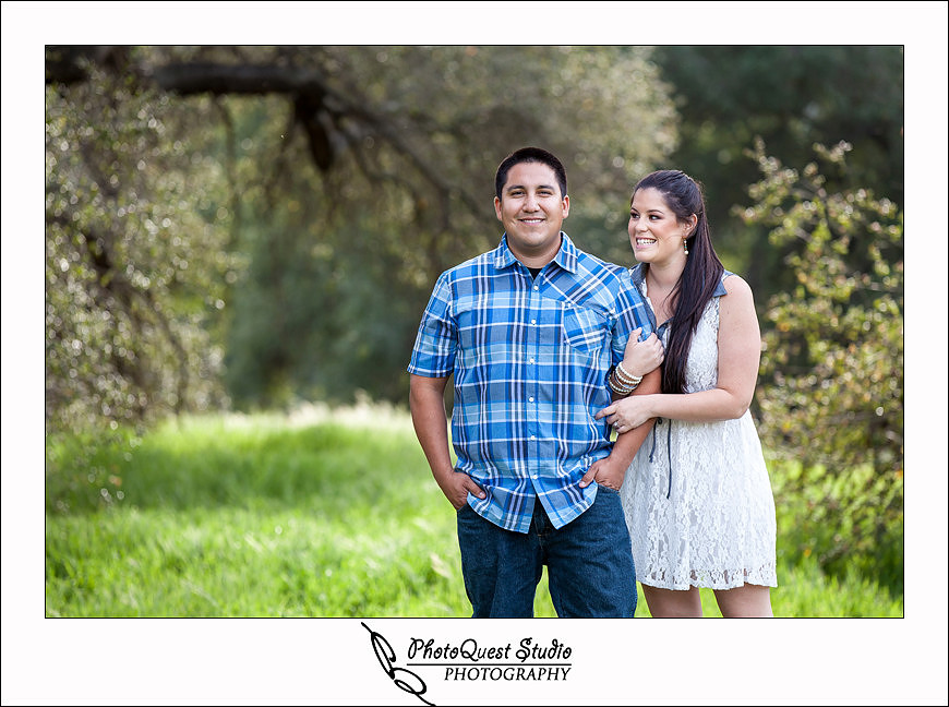 Valley Center Mountain Top Engagement Photo Session by Menifee wedding photographer, Murrieta wedding photographer, Temecula Wedding Photographer, Valley center wedding photographer - Jessica looking at Lee