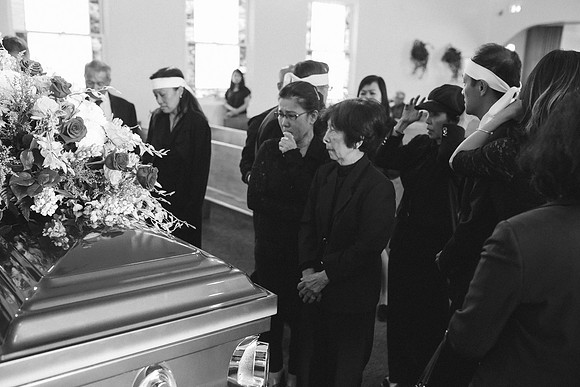 TL's Mom Funeral - B&W-159