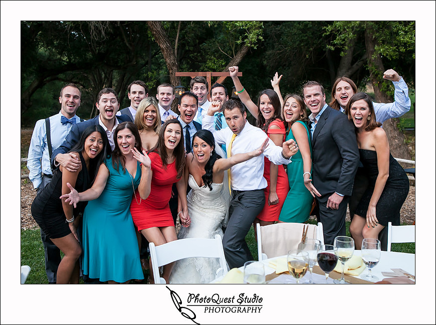 Temecula Creek Inn Wedding Photo by Temecula Wedding Photographers - group photo with the guests