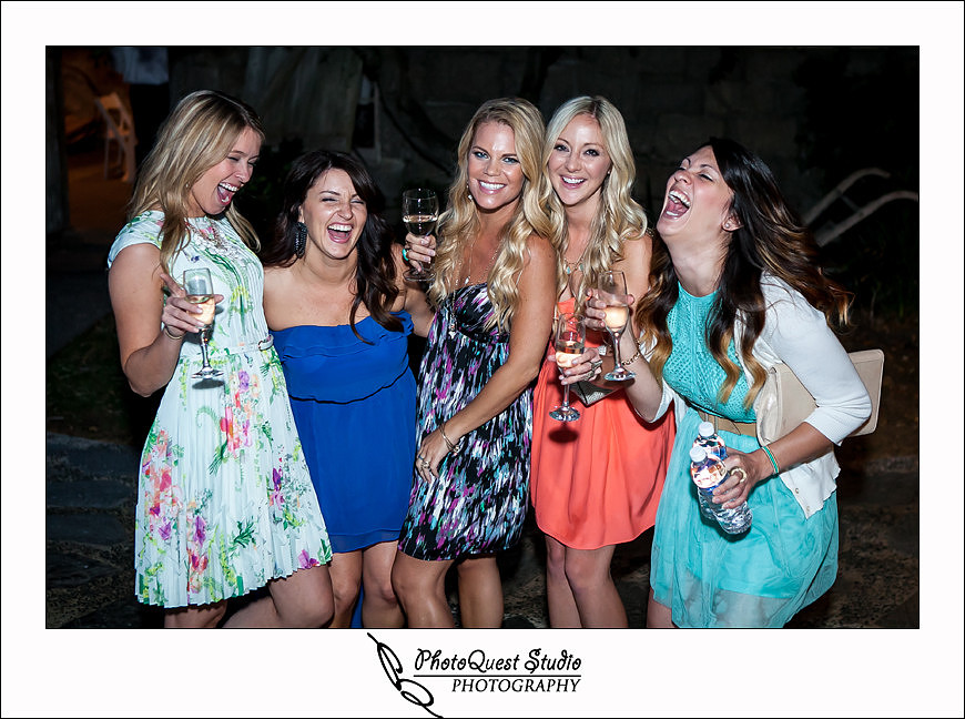 Temecula Creek Inn Wedding Photo by Temecula Wedding Photographers - wedding guests having a good time