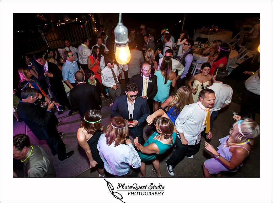 Temecula Creek Inn Wedding Photo by Temecula Wedding Photographers - top view of the dance floor