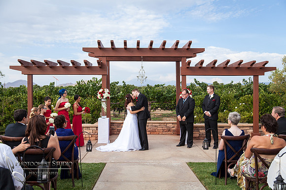Temecula Wedding Photographer captured romantic and fun wedding photos at Wiens Family Cellars, Temecula Winery Wedding.