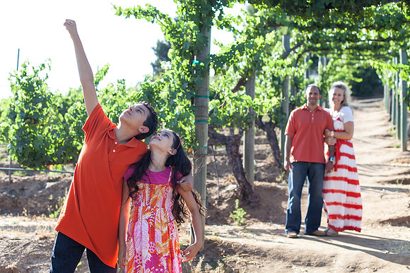 Family photo at Wilson Creek Winery, Paul David, Elevate Fitness Studio by Menifee Family Photogarpher of Photoquest Studio, Photography
