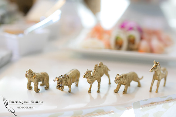 Baby Boy, Hunter's 1st Birthday Party White and Gold Theme