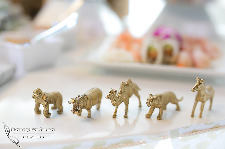 Safari theme - 1st Birthday Party White and Gold