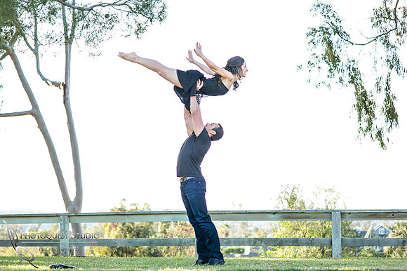 Outdoor Engagement Photo by Laguna Hill Wedding Photographer Vanessa and Art