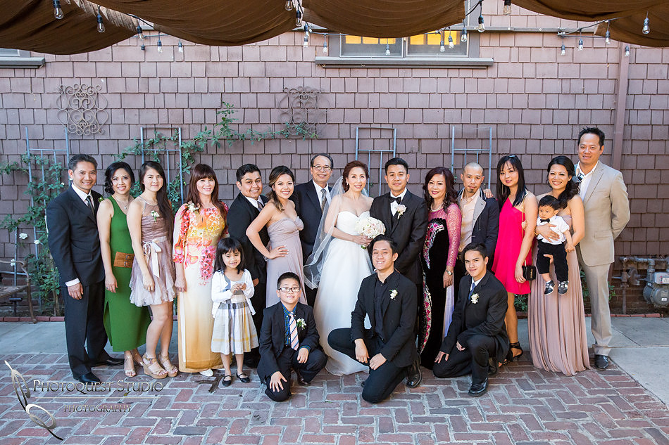 Chapel of Orange Wedding, The groom big family