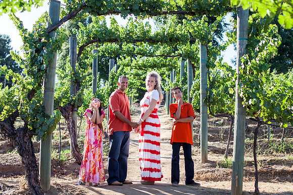 Family photo at Wilson Creek Winery, Paul David, Elevate Fitness Studio by Menifee Family Photogarpher of Photoquest Studio, Photography