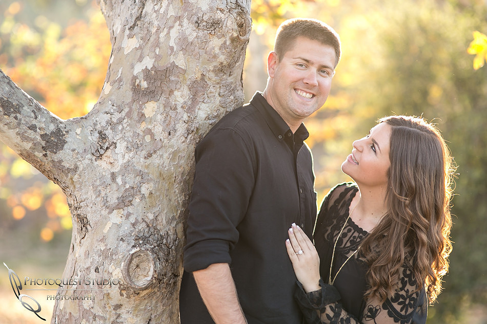 Fall Engagement  Photo by Temecula and Fallbrook Wedding Photographer, Carly and Brian
