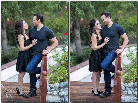 Outdoor Engagement Photo by Laguna Hill Wedding Photographer Vanessa and Art