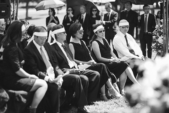 TL's Mom Funeral - B&W-199