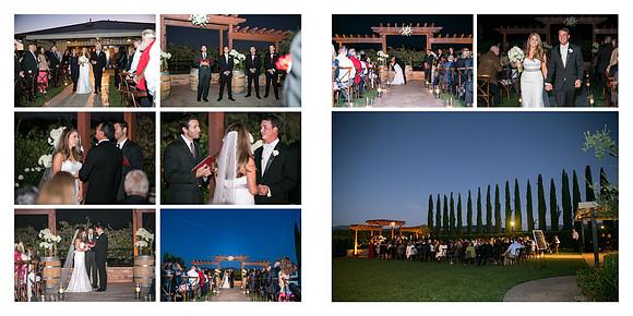 Beautiful wedding at Wiens Family Cellars Temecula Winery - Sarah & Shawn