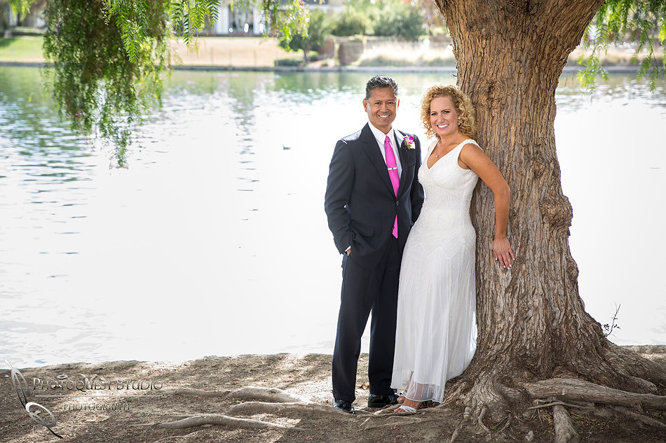 Lake Harveston Wedding Photo by Temecula Wedding Photographer, Robin and Sonny