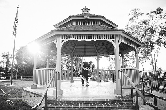 Outdoor Engagement Photo by Laguna Hill Wedding Photographer Vanessa and Art