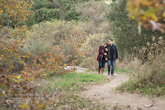 Fall Engagement  Photo by Temecula and Fallbrook Wedding Photographer, Carly and Brian