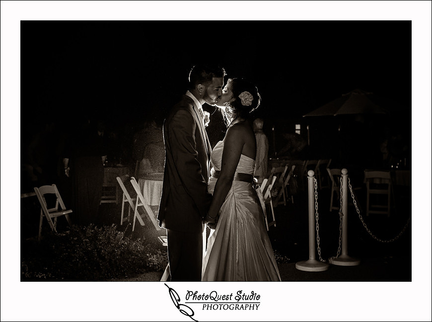 Carlsbad Beach Wedding by Temecula Wedding Photogarpher of Photoquest Studio, Photography, the kiss of the night, kissing in the dark