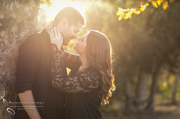 Fall Engagement  Photo by Temecula and Fallbrook Wedding Photographer, Carly and Brian