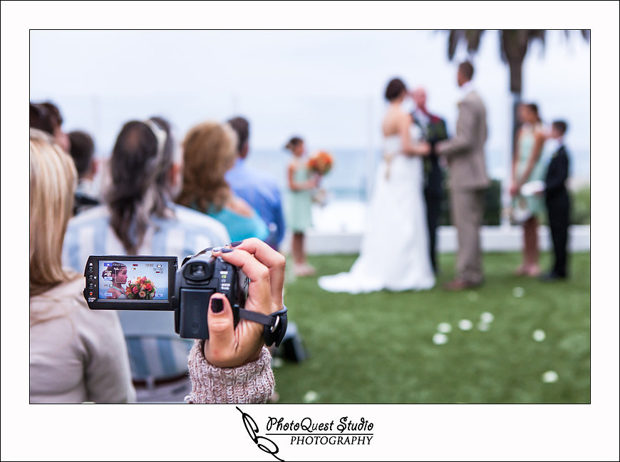 Carlsbad Beach Wedding by Temecula Wedding Photogarpher of Photoquest Studio, Photography, the video camcorder