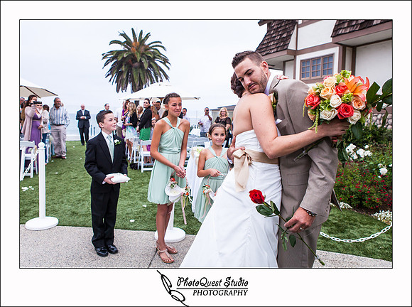 Carlsbad Beach Wedding by Temecula Wedding Photogarpher of Photoquest Studio, Photography