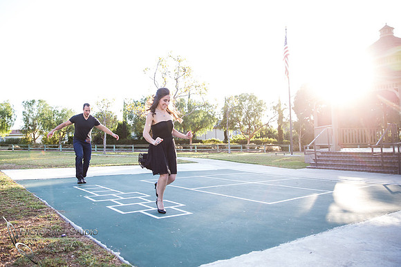 Outdoor Engagement Photo by Laguna Hill Wedding Photographer Vanessa and Art