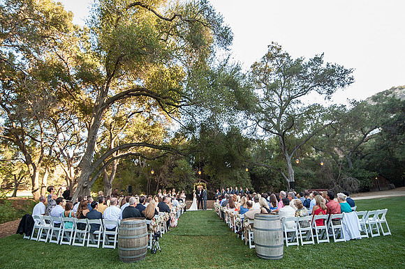 Wedding Photographer at beautiful wedding ceremony of Temecula Creek Inn