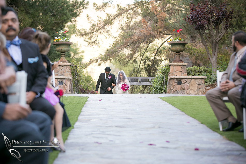 the bride and her father