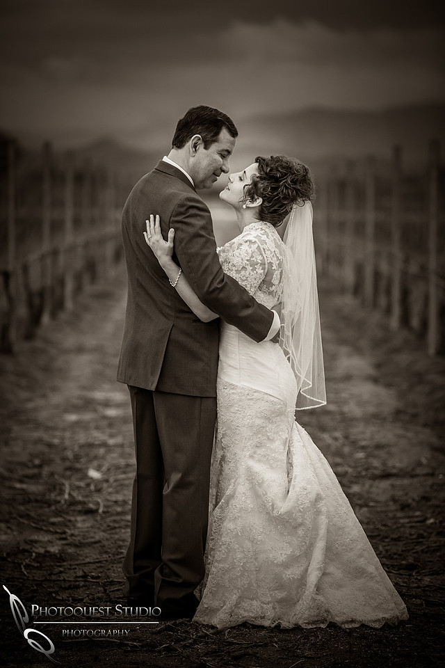 Romantic moment, Wedding at Ponte Winery by Temecula Photographer, Photoquest Studio