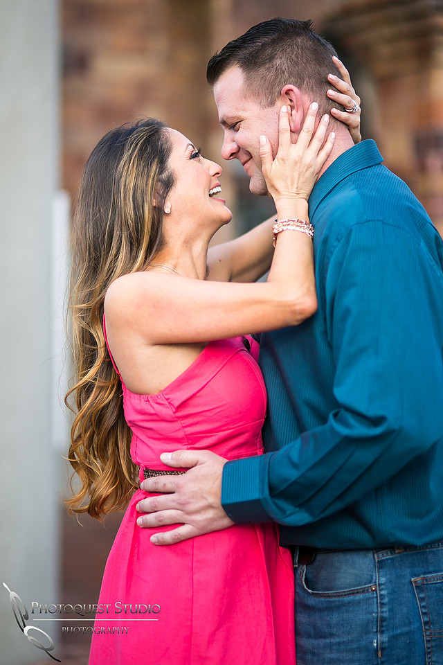 Love at Mission Inn Hotel Engagement Photo