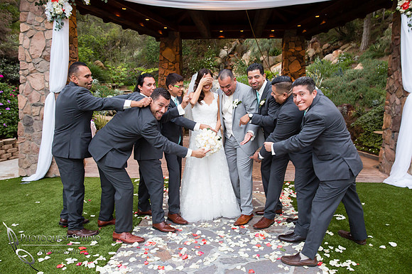 too hot for the bride to see