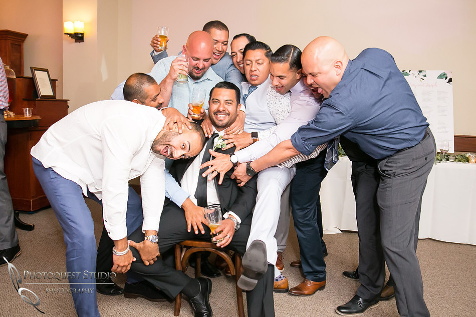 The groom and his Boys