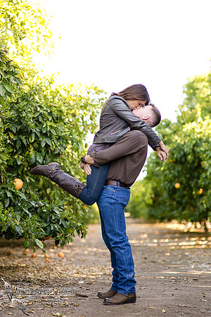 Engagement Photo at Wiens Temecula Winery & Old Town - Amanda & Jonathon