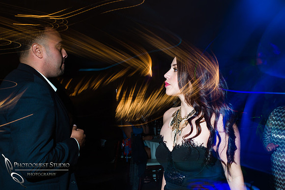 dancing with hot fire at fallbrook wedding reception