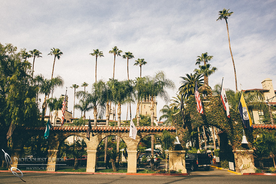 Mission Inn Hotel and Spar Engagement Photo, Davina & Steve