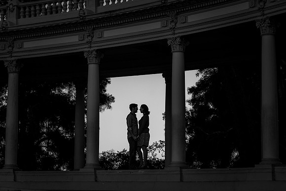 Balboa Park Engagement by Temecula Wedding Photographer Menifee Family Photographers of Photoquest Studio Photography