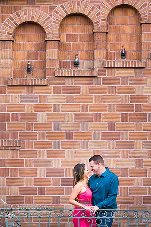 Mission Inn Hotel, Fairmount Park Engagement Photo Davina & Steve
