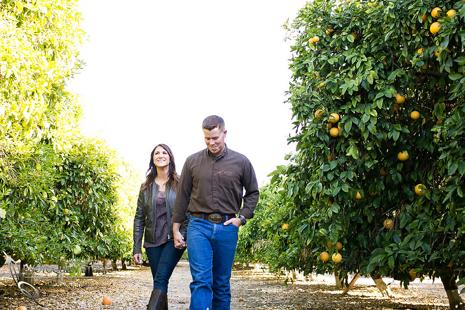 Engagement Photo at Wiens Temecula Winery & Old Town - Amanda & Jonathon