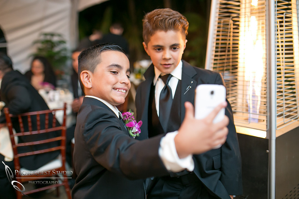 selfie time at wedding