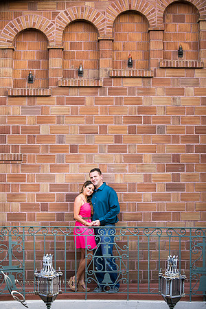 Mission Inn Hotel, Fairmount Park Engagement Photo Davina & Steve