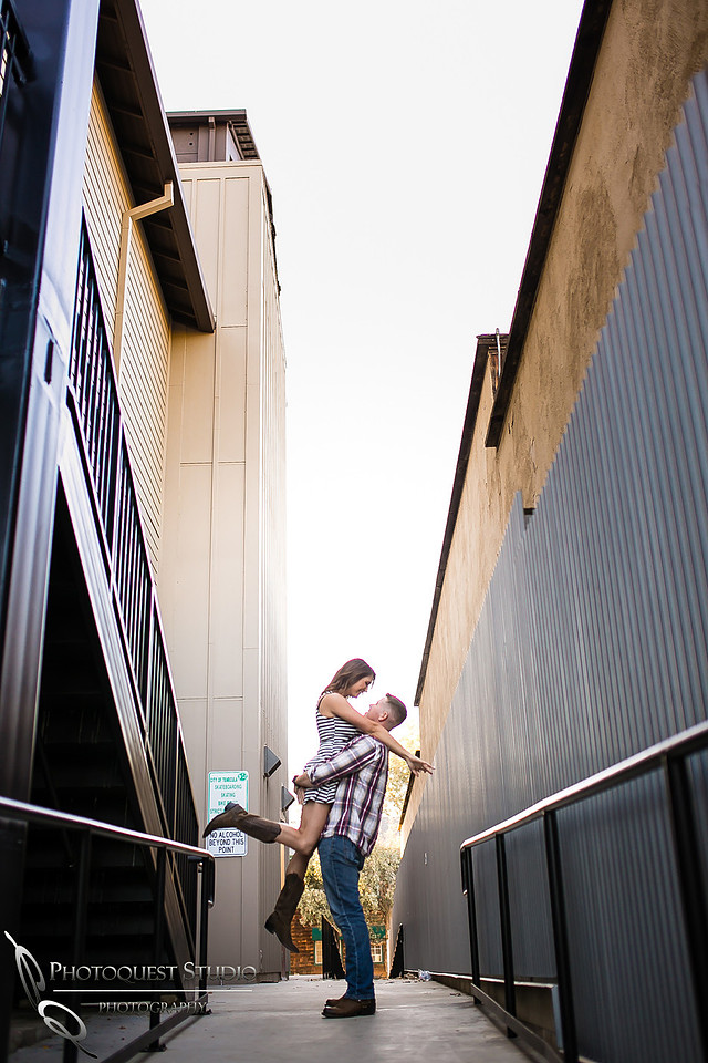 Engagement Photo at Wiens Temecula Winery & Old Town - Amanda & Jonathon