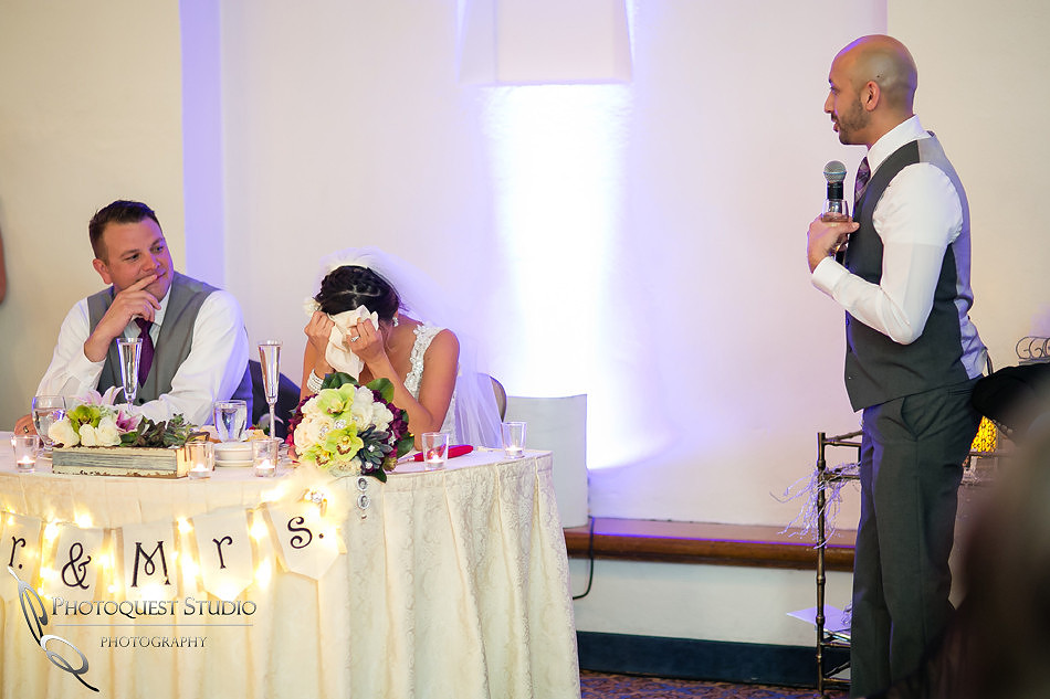 brother speech at Mission Inn Hotel Wedding Photo by Riverside-Temecula Wedding Photographer