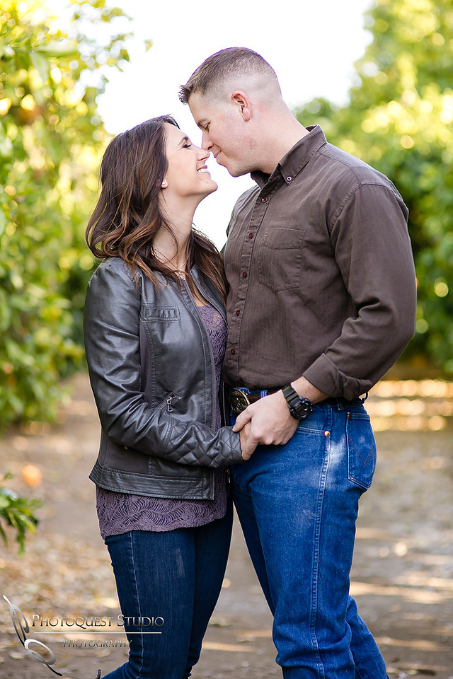 Engagement Photo at Wiens Temecula Winery & Old Town - Amanda & Jonathon