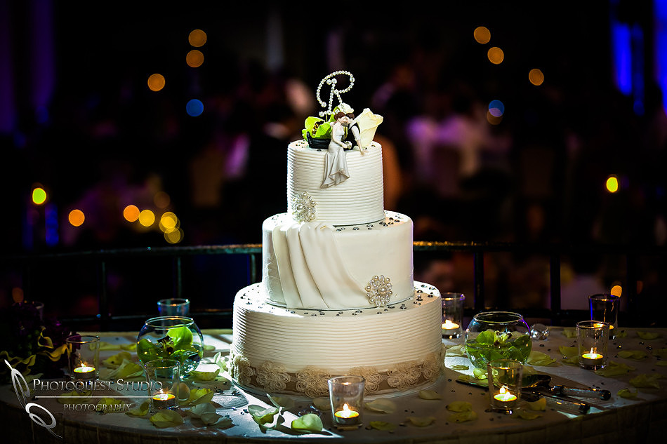 Wedding cake by Michelle's bakery Mission Inn Hotel Wedding, Riverside-Temecula Wedding Photographer